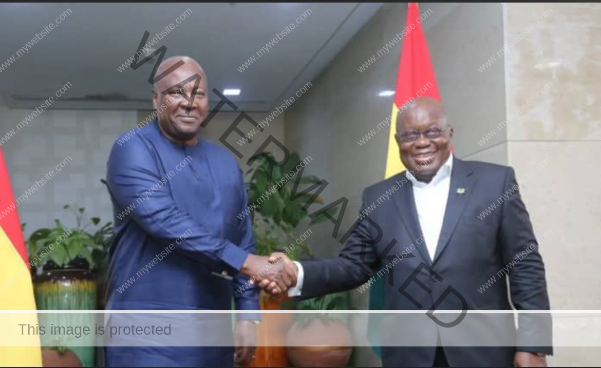 Prez Mahama and Ex Prez Akufo-Addo