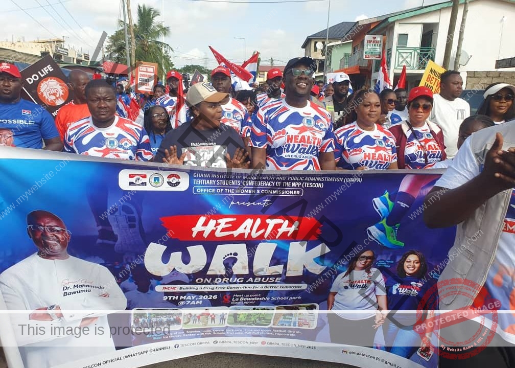 TESCON Impact Chapter Holds Walk to Combat Drug Abuse Among Youth
