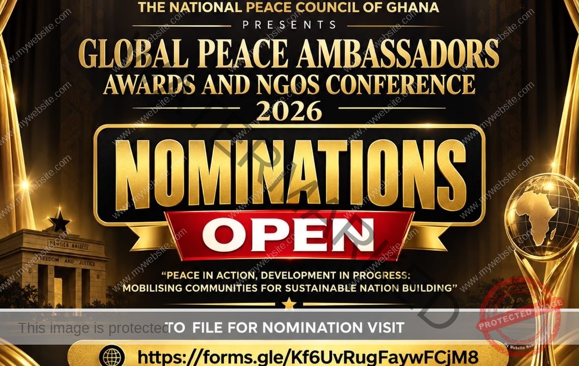 Nominations Open for Global Peace Ambassadors Awards & NGOs Conference 2026